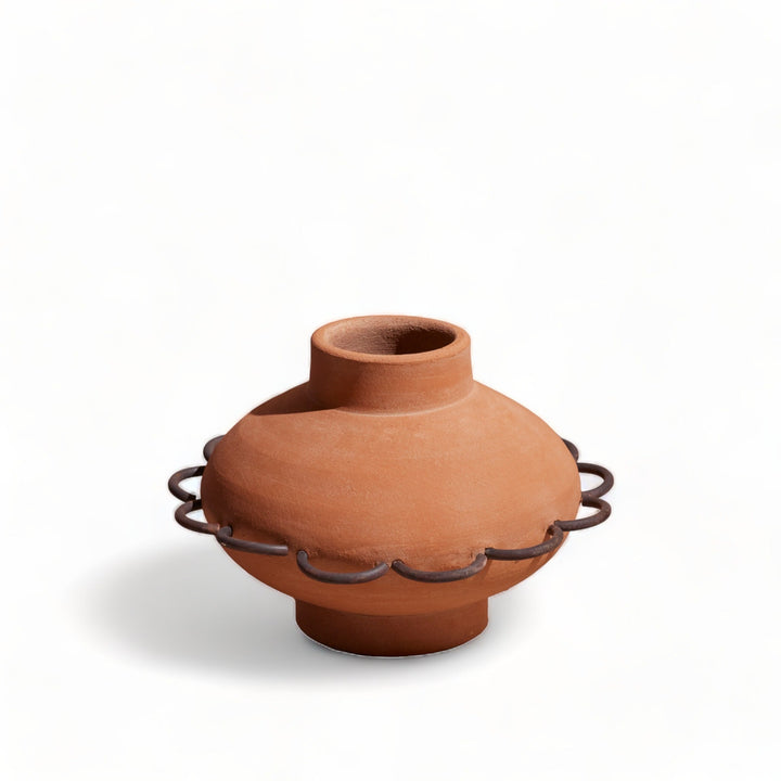 terracotta vase