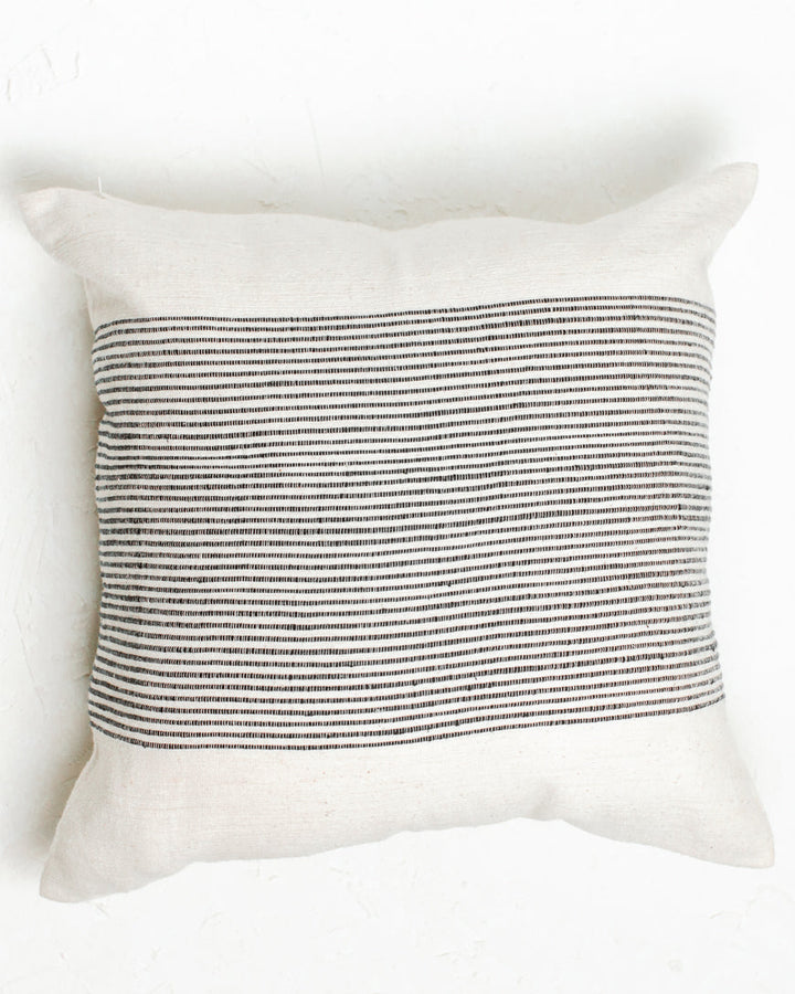 white and blak pillow