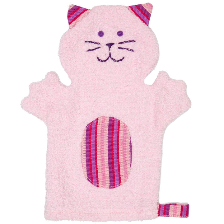 Kitty Puppet Washcloth