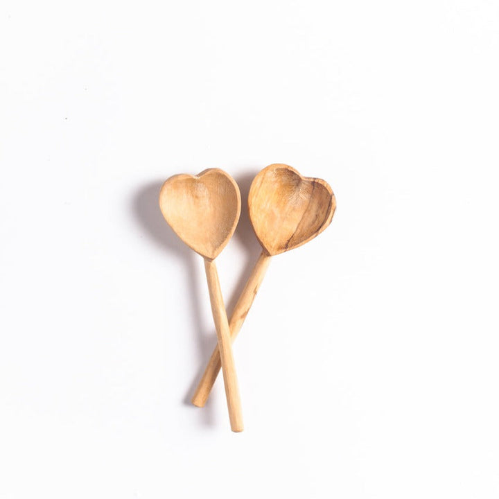 Heart Teaspoons - set of 2