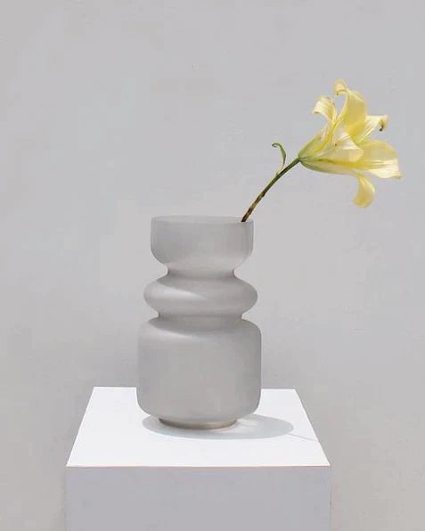 Elsa Vase - Frosted Grey