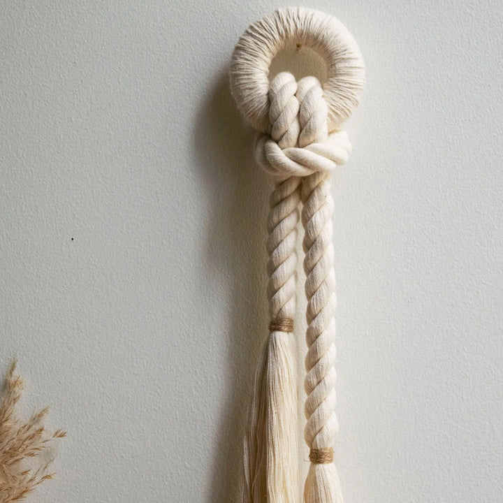 knotted wall hanging