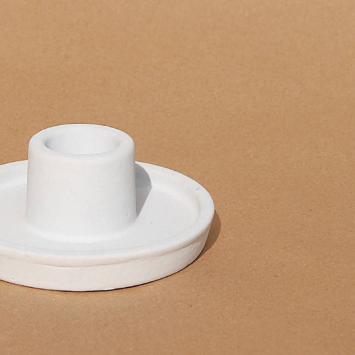 Whirl Ceramic Candleholder