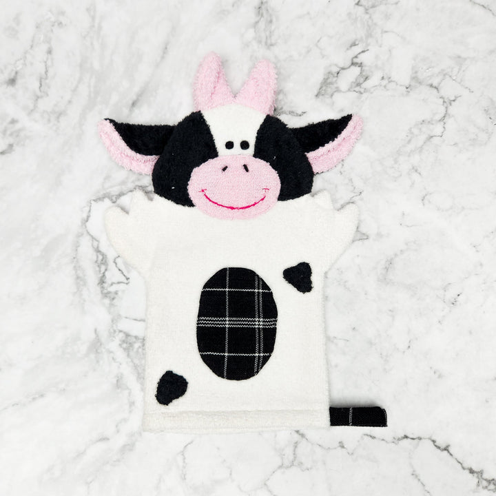 cow washcloth