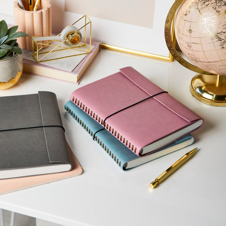 Vegan Leather Notebook: Dusky Rose