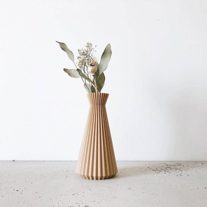 Ishi Vase, perfect for dried flowers: Natural